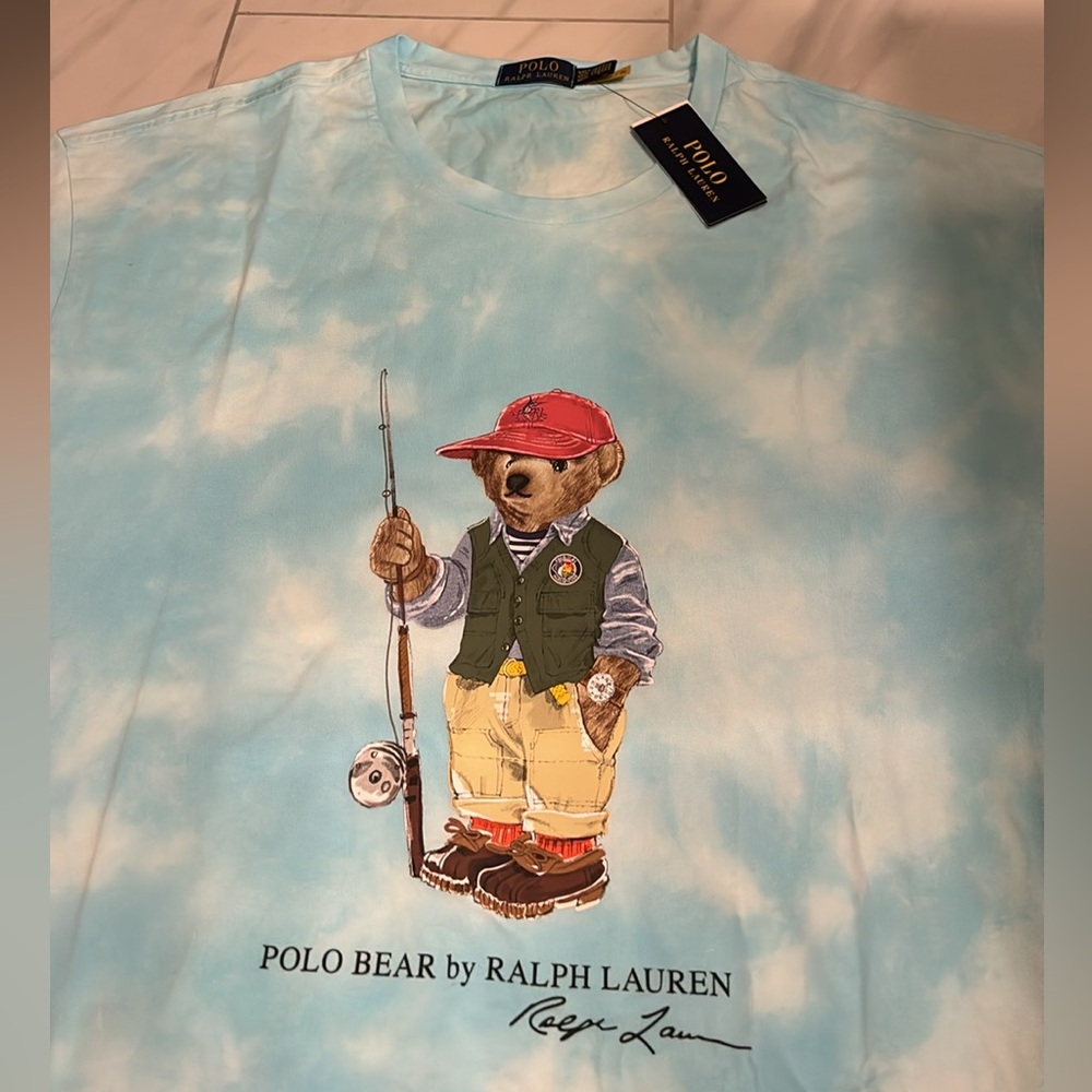 Men’s Polo Ralph Lauren Big and Tall Polo Bear T-Shirt - Picture 2 of 3
